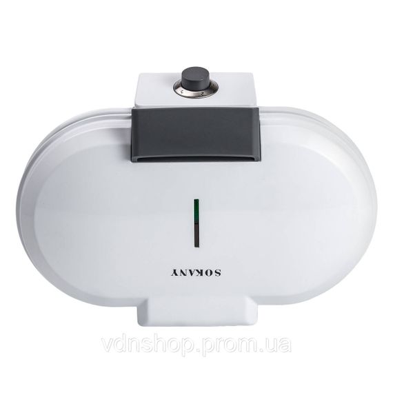 Вафельница Sokany для бельгийских вафель 1200 Вт универсальная электровафельница KJ-510 | Зображення 2