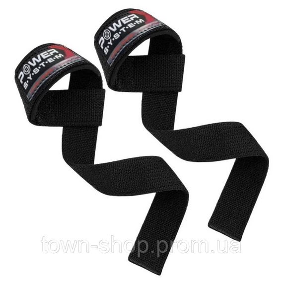 Лямки для тяги Power Straps Power System PS-3400_Bl/Red