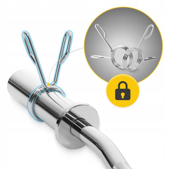 Гриф для штанги олімпійський Z-подібний 4FIZJO 120 см 50 мм (P-5905973401210) | Зображення 5