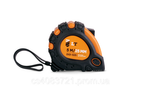 Рулетка LT магнитная PROSERIES с прорезиненным корпусом 3 стопора полотна 10 м х 25 мм (0101-1025)
