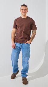 Футболка однотонна чоловіча GENUA 24-0711 XL Коричневий shop (2000999389917)