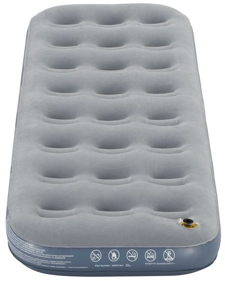 Кемпінговий надувний килимок, надувне ліжко Campingaz Quickbed Compact Single сірий | Зображення 1