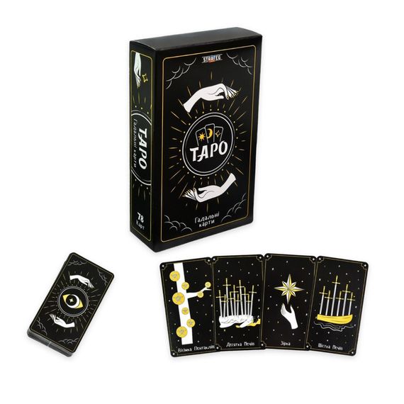 Гадальні карти Таро 30483 картка з посиланням на інструкцію 78 штук | Зображення 1