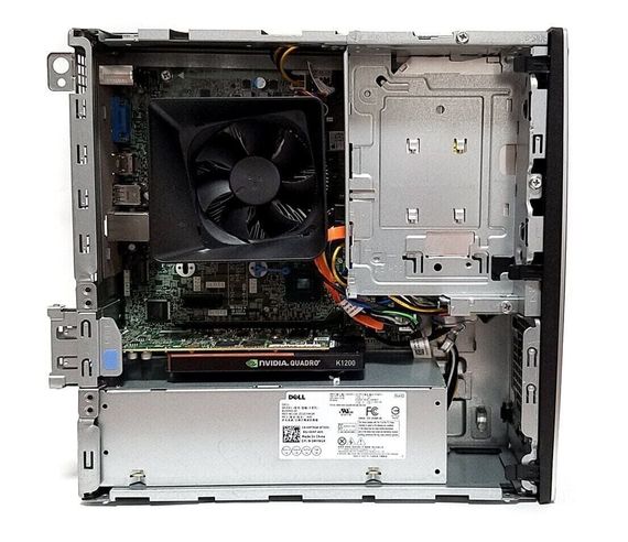 Комп'ютер  Dell Inspiron 3470 SFF / Intel Core i3-9100 (4 ядра по 3.6 - 4.2 GHz) / 16 GB DDR4 / 256 GB SSD M.2 / nVidia Quadro K1200, 4 GB GDDR5, 128-bit / Win 10 Home б/в | Зображення 3