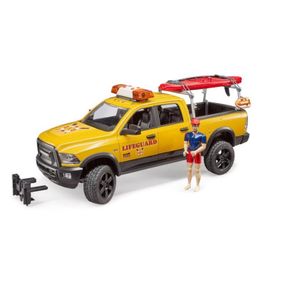 Спецтехника Bruder автомобиль спасателей RAM 2500 с фигуркой спасателя (02506)