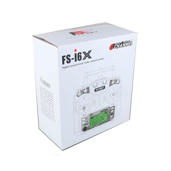 Пульт керування FlySky FS I6X із приймачем на 10 каналів 2.4GHz AFHDS 2A FS-I6X + FS-IA10B