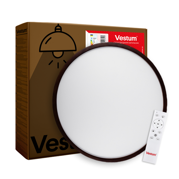 WOOD матовий 60W 375*60мм 3000К-6500К з ДК горіх | Зображення 6