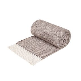 Плед Vladi 65609 Україна 200х220  Поліестер, Вовна Білий, Бежевий, Коричневий