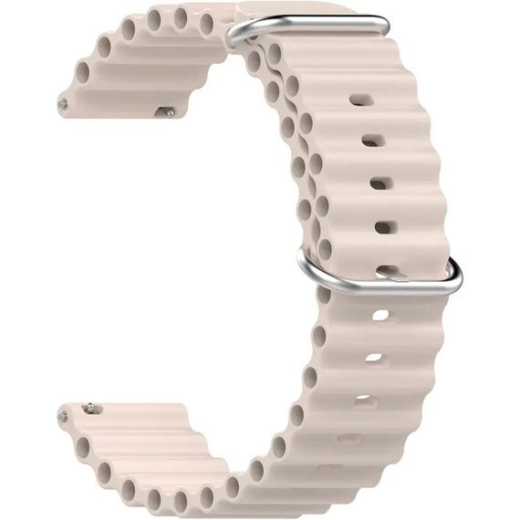 Ремінець Ocean Band для Smart Watch 20mm Бежевий / Antique White | Зображення 2