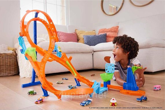 Трек Хот Вилс Вертикальная восьмерка. Hot Wheels Vertical-8 Jump | Зображення 5