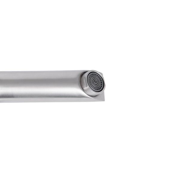 Смеситель для ванны Lidz Aria 006 с поворотным изливом (c душевым гарнитуром) (k35) LDARI006NKS34940 Nickel | Зображення 5