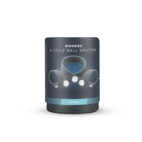 Ерекційне кільце з роздільником мошонки Boners 8-Style Ball Splitter | Зображення 1