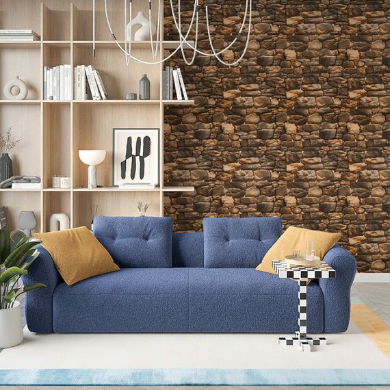 Самоклеючі шпалери 2800х450х1,5мм Жовтий мармур SW-00000728 | Зображення 5