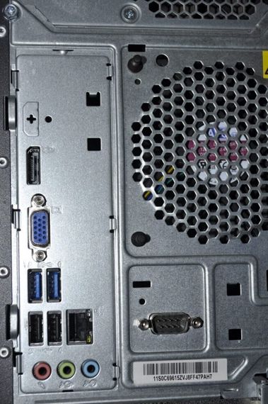 Комп'ютер Lenovo ThinkCentre E73 Tower / Intel Core i5-4460S (4 ядра по 2.9 - 3.4 GHz) / 8 GB DDR3 / 120 GB SSD / Intel HD Graphics 4600 / DVD-ROM / Windows 11 Pro б/в + Подарунок  USB-накопичувач 32 ГБ | Зображення 7
