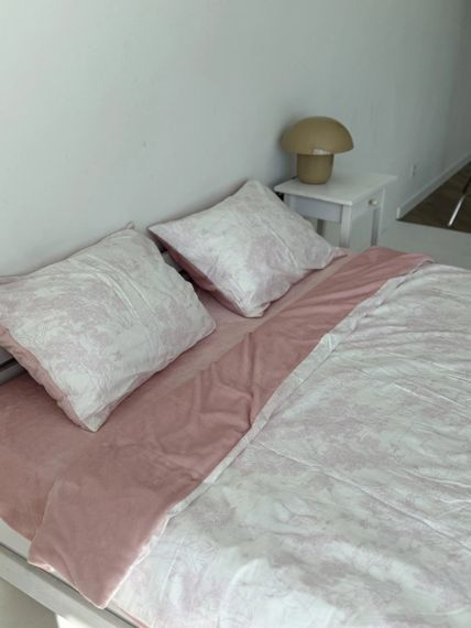 Постельное белье полуторное Dushka Home Сатин Плюш 21347 160х215 см | Зображення 1