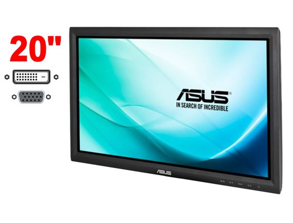 Монітор Б-клас Asus VT207N / 20" (1600x900) TN Touch / 1x DVI, 1x VGA, 1x USB Type-B / VESA 75x75 б/в