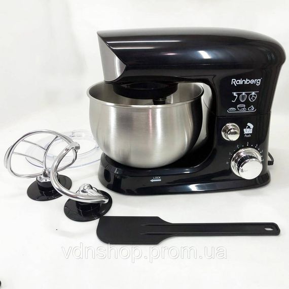 Електричний міксер ручний Rainberg RB-8083 3200 Вт, Міксер ручний 7 швидкостей нержавіюча сталь ZJ-83 | Зображення 1