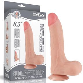 Фалоімітатор - Sliding-Skin Dual Layer Dong 8.5" Flesh Sex Aura