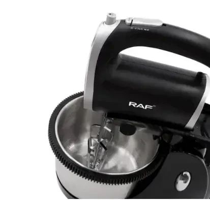 Ручной стационарный миксер с металлической чашей RAF | Зображення 4