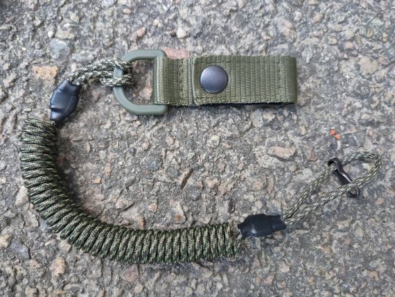 Шнур страховий витовий Пистолетний Тренчик для пістолета паракорд олива пікселів 974-1 ms | Зображення 2