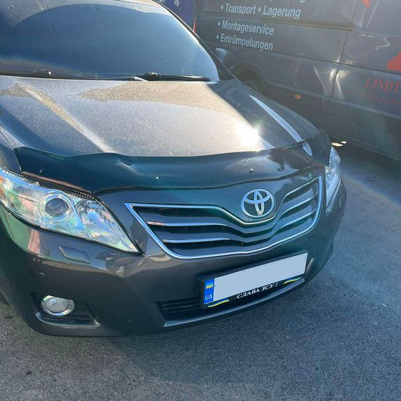 Дефлектор капота (EuroCap, европейка) для Toyota Camry 2007-2011 гг | Зображення 1