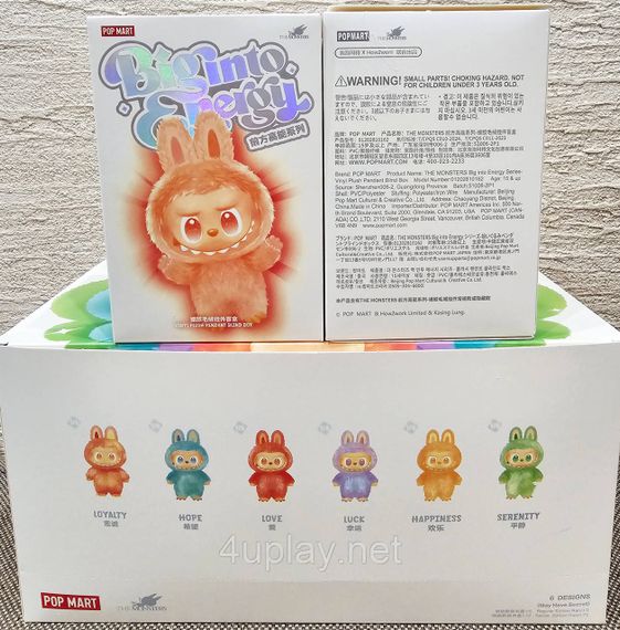 Іграшка-сюрприз Labubu Плюшевий брелок Лабубу Big into Energy Art The Monsters (51006-2P1) | Зображення 5