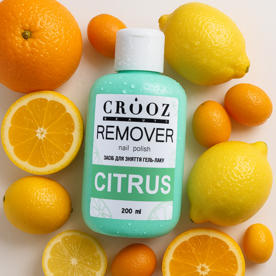 Средство для снятия гель-лака Crooz Remover nail polish Citrus 200мл