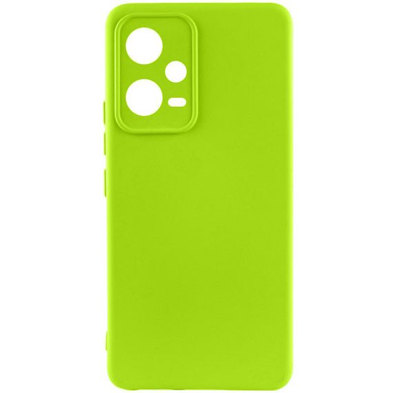 Чехол Silicone Cover Lakshmi Full Camera (A) для Xiaomi Poco X5 5G / Redmi Note 12 5G Салатовый / Neon Green