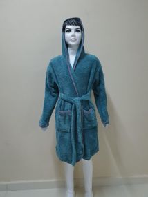 Халат Zeron 128085 Туреччина   Велсофт Блакитний