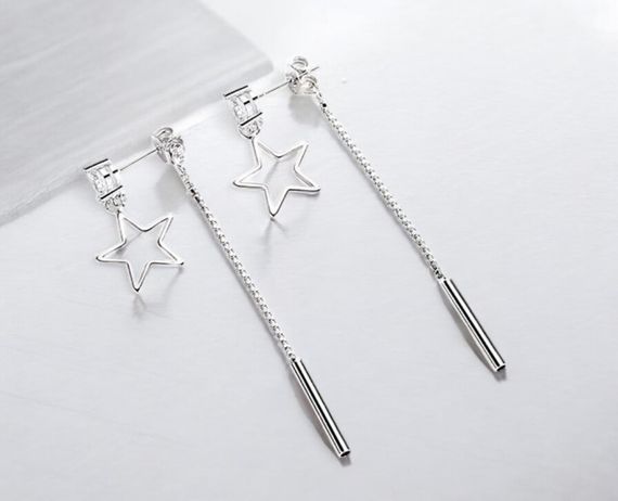 Сережки підвіски Primo Star - Silver | Зображення 2