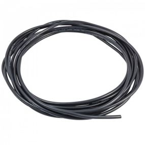 Провод силиконовый 22 AWG 0.33кв черный, 1 метр