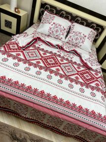 Комплект постельного белья Soft двуспальный 180х220 см Вышиванка