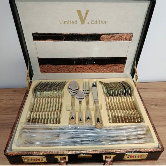 Набір столових приборів Limited V. Edition LV-1002, 72 предмети, у валізі, для 12 персон | Зображення 1