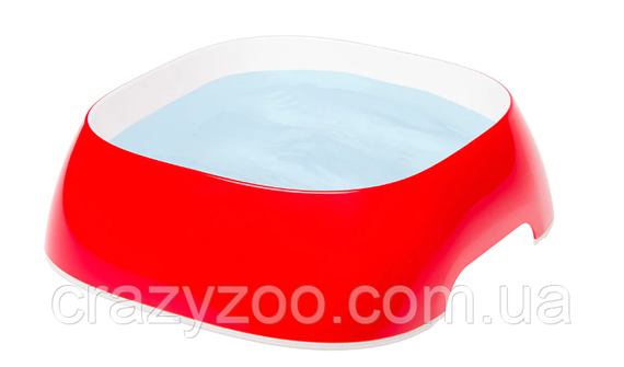 Миска для собак Ferplast Glam Large пластикова червона 23.5x22.5x7 см 1.2 л 71218022 | Зображення 1