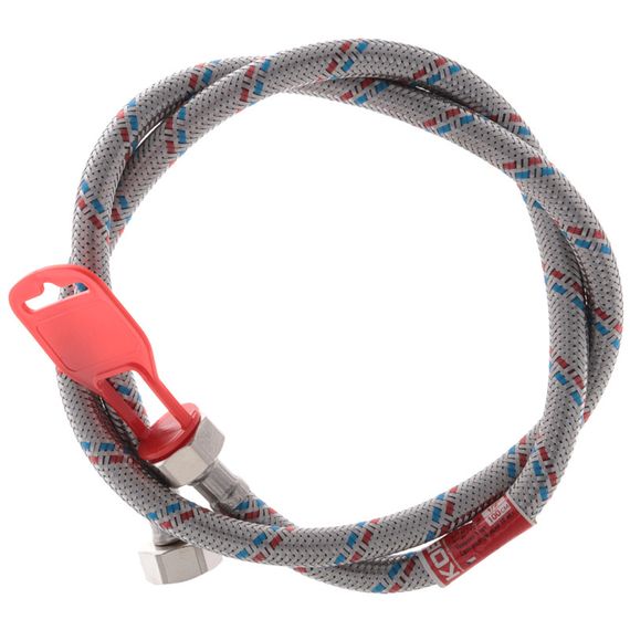 Гнучкий шланг для підключення води гайка 1/2'' - гайка 1/2'' (100 см) Koer (KR0257) | Зображення 1
