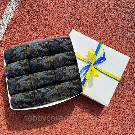 Подарунковий бокс чоловічих шкарпеток на 12 пар 40-45 р | Зображення 7