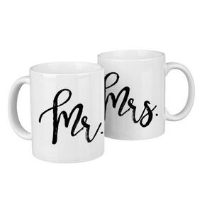 Парные кружки Mr and Mrs 330 мл (KR2_18A026)