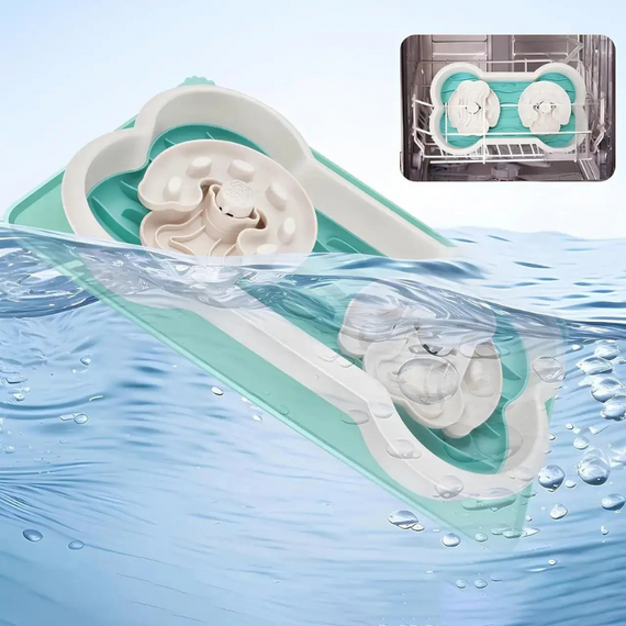 Миска-лабіринт для годування собак у формі кісточки та із силіконовим килимком Henry&Cary | Зображення 9