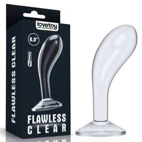Анальна пробка - Flawless Clear Prostate Plug 6" Clear
