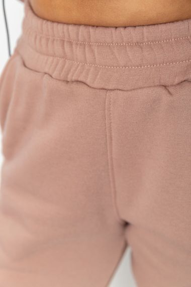 Спорт костюм жіночий на флісі, колір бежевий, 102R401 | Зображення 5