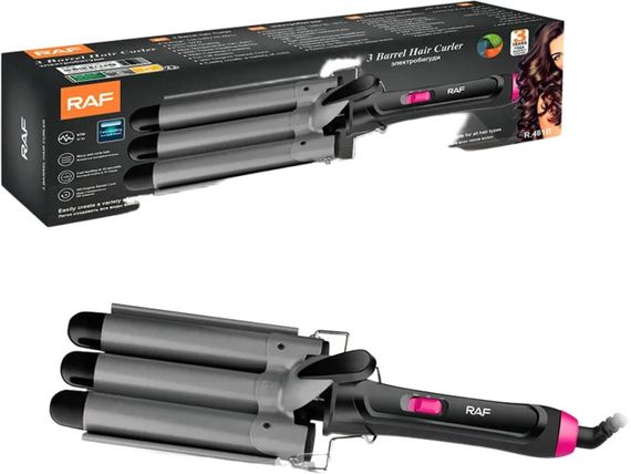 Плойка потрійна для волосся RAF R481 (45089-R481_343)