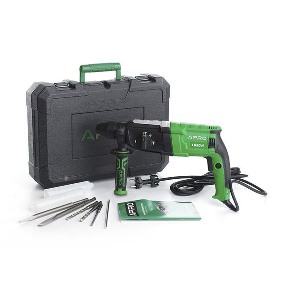 Перфоратор прямой APRO 3,5 Дж, 1050В, SDS+, 1050H, кейс | Зображення 4