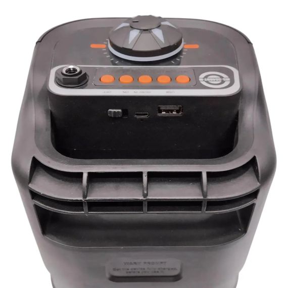 ОЧЕНКА! Акумуляторна колонка валіза з підсвіткою MS-3640BT 20W (Плохе паковання, ушкодження корпусу 3034) | Зображення 8