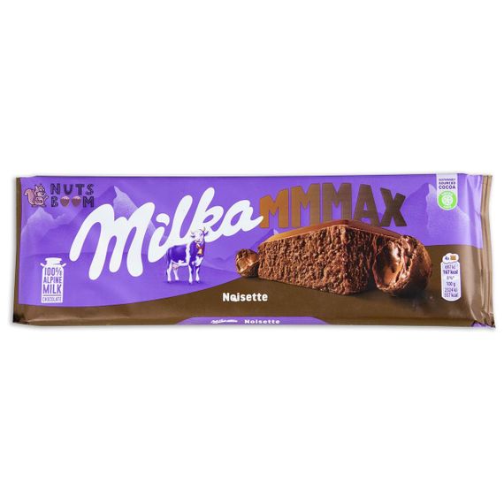 Шоколад молочний із горіховим кремом Milka Noisette, 300 г