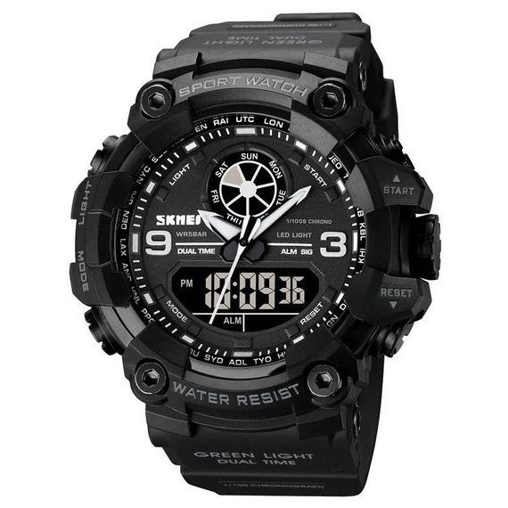 Спортивные прочные часы SKMEI 1818BK, Армейские мужские часы хорошее качество Спортивние наручные CM-22 | Зображення 1