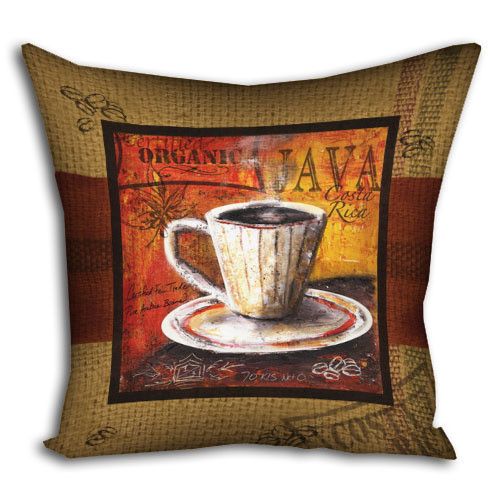 Подушка габардинова з принтом Java 40x40 (4P_PW037)
