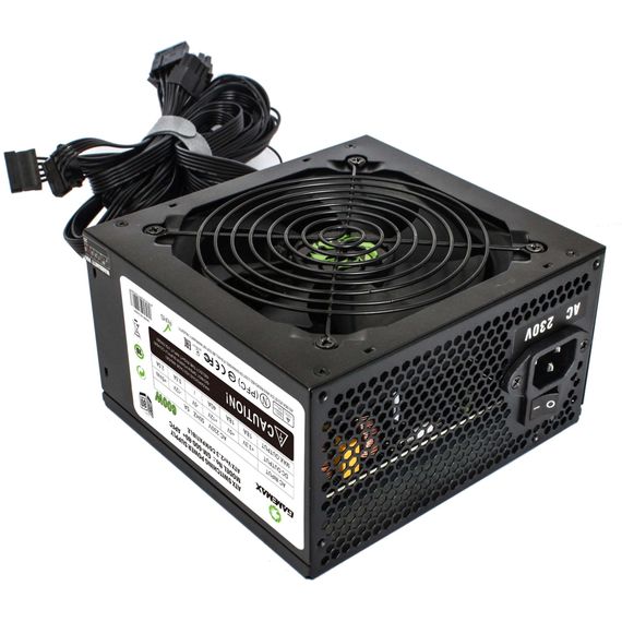 Блок живлення Gamemax GM-600 80+ APFC Black | Зображення 1