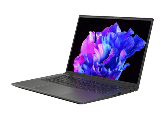 Ноутбук Acer Swift X SFX14-71G 14.5' 2.8K OLED, Intel i7-13700H, 32GB, F1TB, NVD4050-6, Win11, сірий (NX.KEVEU.005) | Зображення 3
