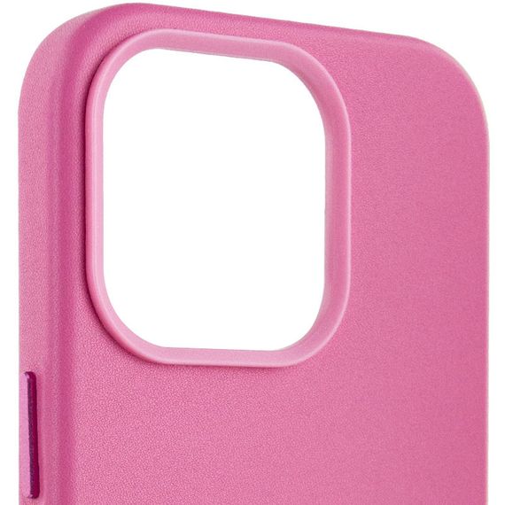Кожаный чехол Leather Case (AA Plus) with MagSafe для Apple iPhone 13 Pro (6.1") Pollen | Зображення 2