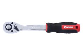 Ключ трещоточный (рукоятка с храповым механизмом) Intertool - 1/2" x 72T Storm (ET-8003)